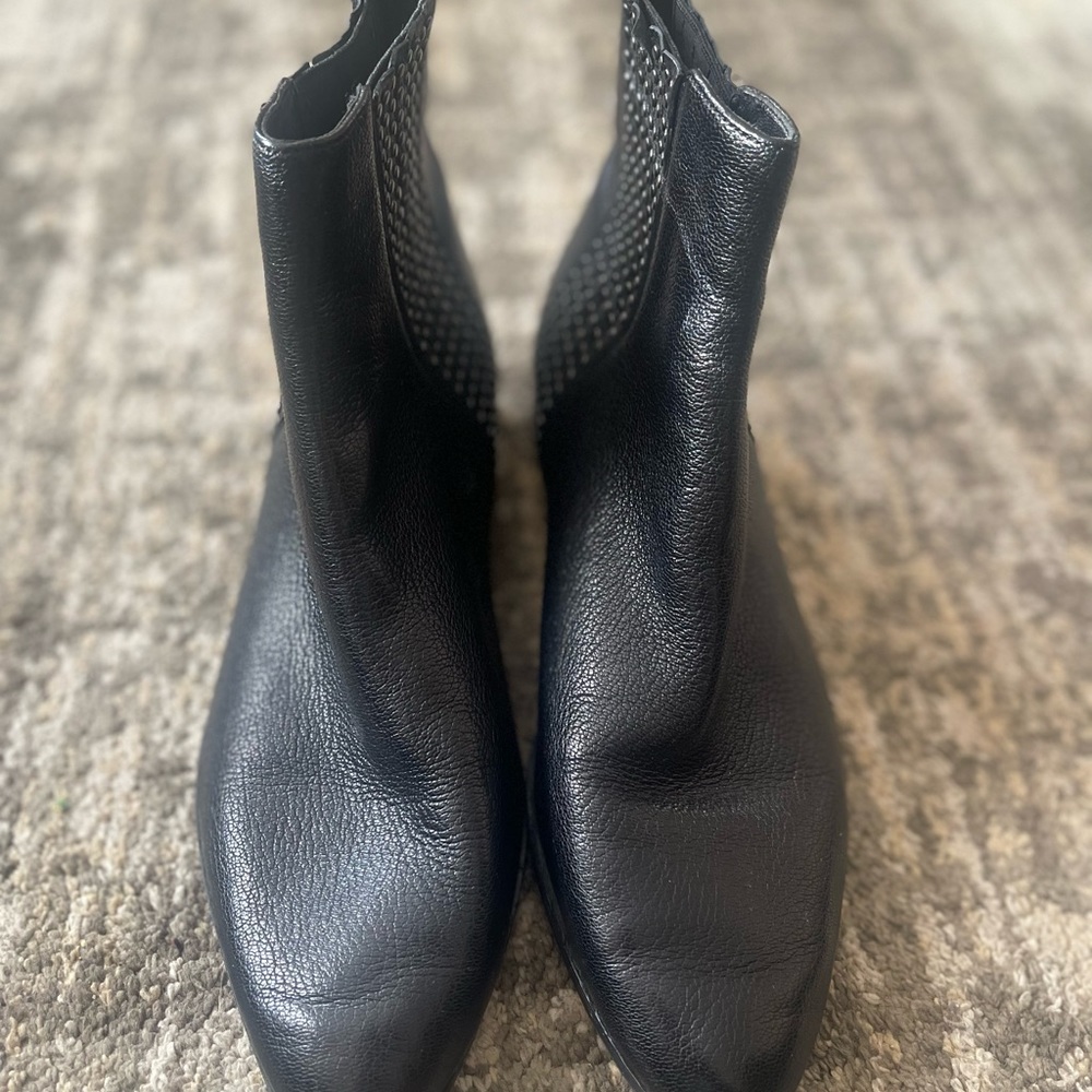 DVF Ankle Booties w studded detail